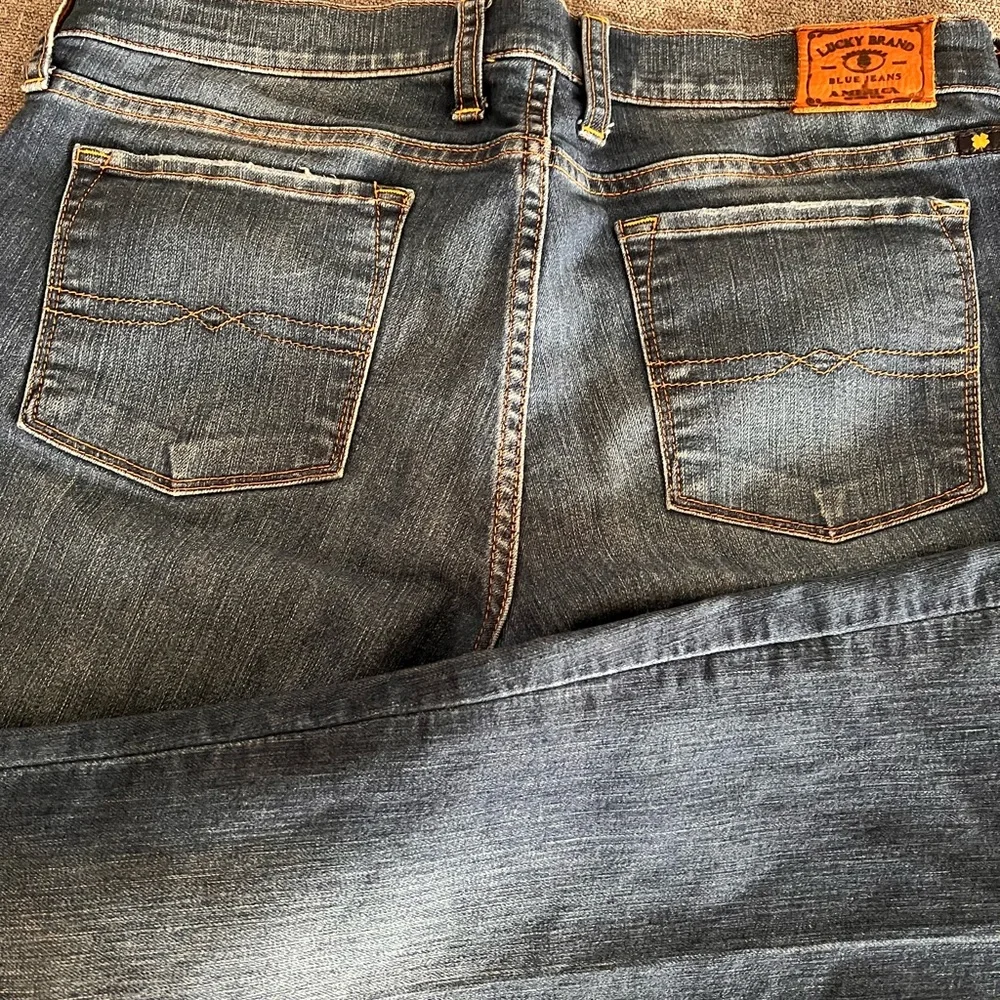 Lucky Brand Dark Blue Charlie Flare Jeans - Picture 3 of 4
